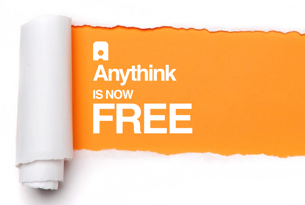 Exciting news - Anythink is now FREE! - image 1